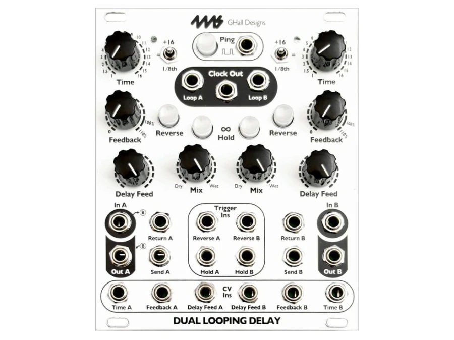 4MS DLD Dual Looping Delay (White)