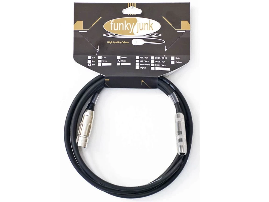 Funky Junk Cables Cavo Adapter Jack F XLR F 20 cm
