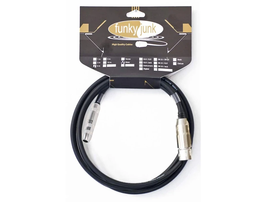 Funky Junk Cables Cavo Adapter Jack F XLR M 20 cm