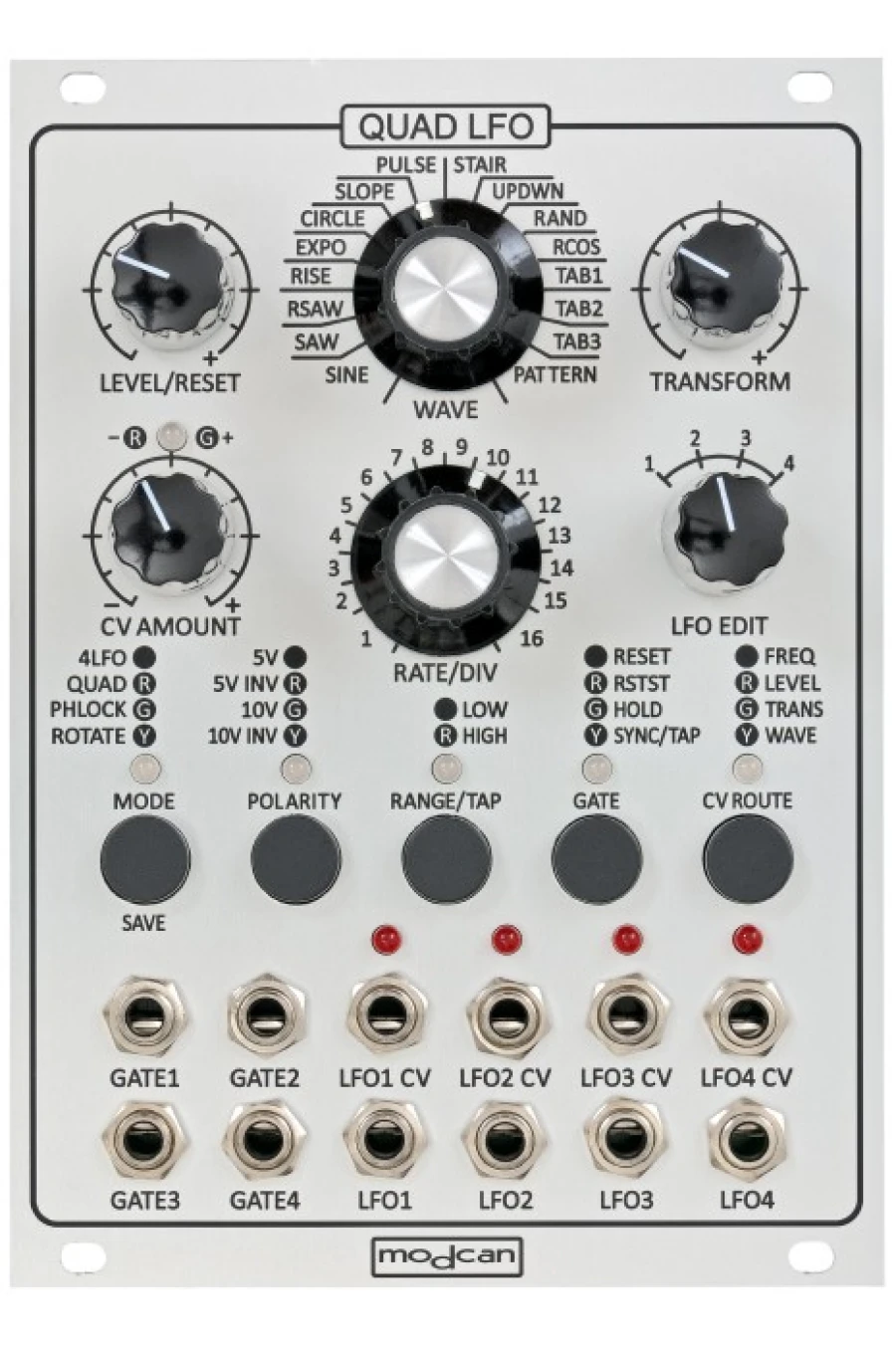 Modcan Synthesizers Quad LFO