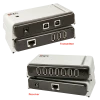 Lindy Extender USB 2.0 Cat.5 100m 7 porte per 2 PC