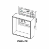 PMC Ci30 OWK onwall mounting kit black