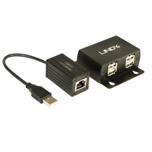 Lindy Extender USB 2.0 Cat.5 STP 4 porte, 50m