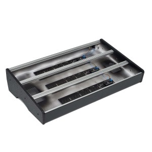 Erica Synths 3x126HP Skiff Case: Vertical Side Panels (EU plug)