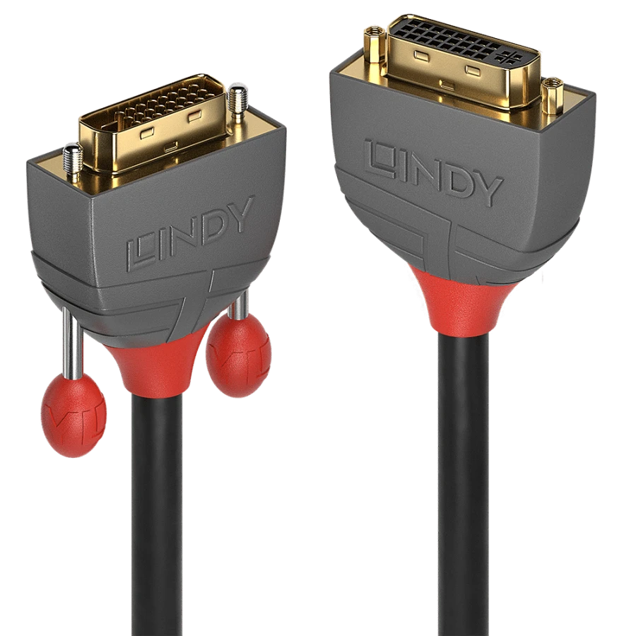 Lindy Prolunga DVI-D Dual Link Anthra Line, 2m