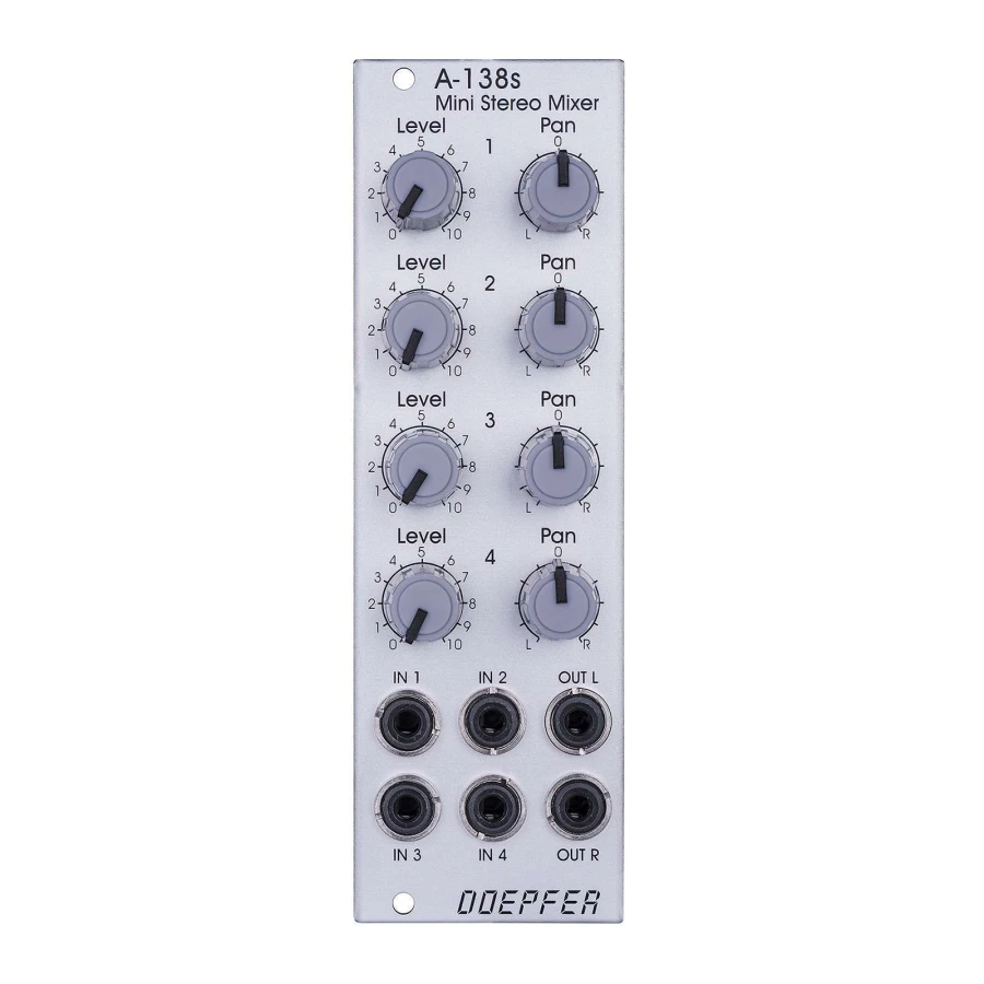 Doepfer A-138s Mini Stereo Mixer