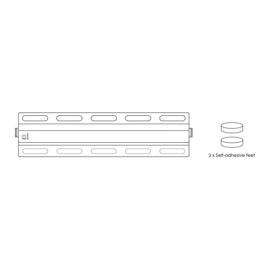 PMC Ci65 OWK onwall mounting kit black
