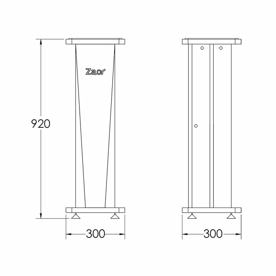 Zaor Miza V-Stand 36 (coppia)