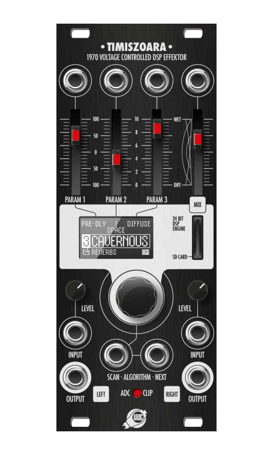Xaoc Devices Timiszoara Black Panel