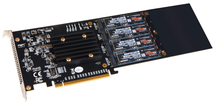 Sonnet M.2 4x4 PCIe Card (Silent)