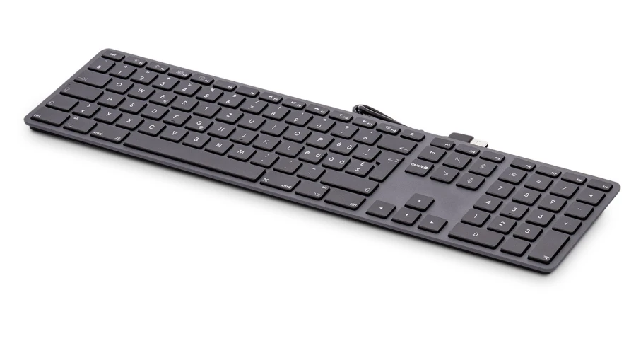 LMP KB-1243 Tastiera numerica USB (Grigio Siderale) - Layout DE