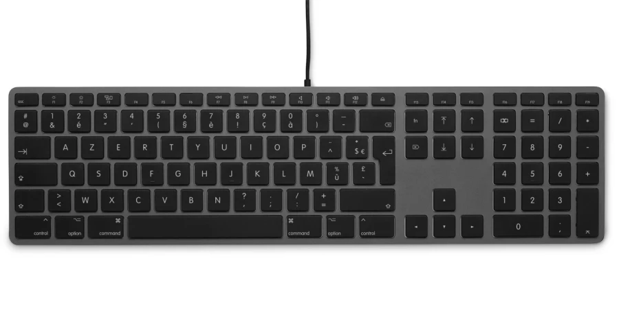 LMP KB-1243 Tastiera numerica USB (Grigio Siderale) - Layout FR