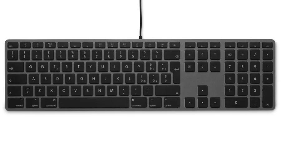 LMP KB-1243 Tastiera numerica USB (Grigio Siderale) - Layout IT