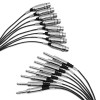 Funky Junk Cables Cavo Multicore 8 XLR F Jack DLX 1m