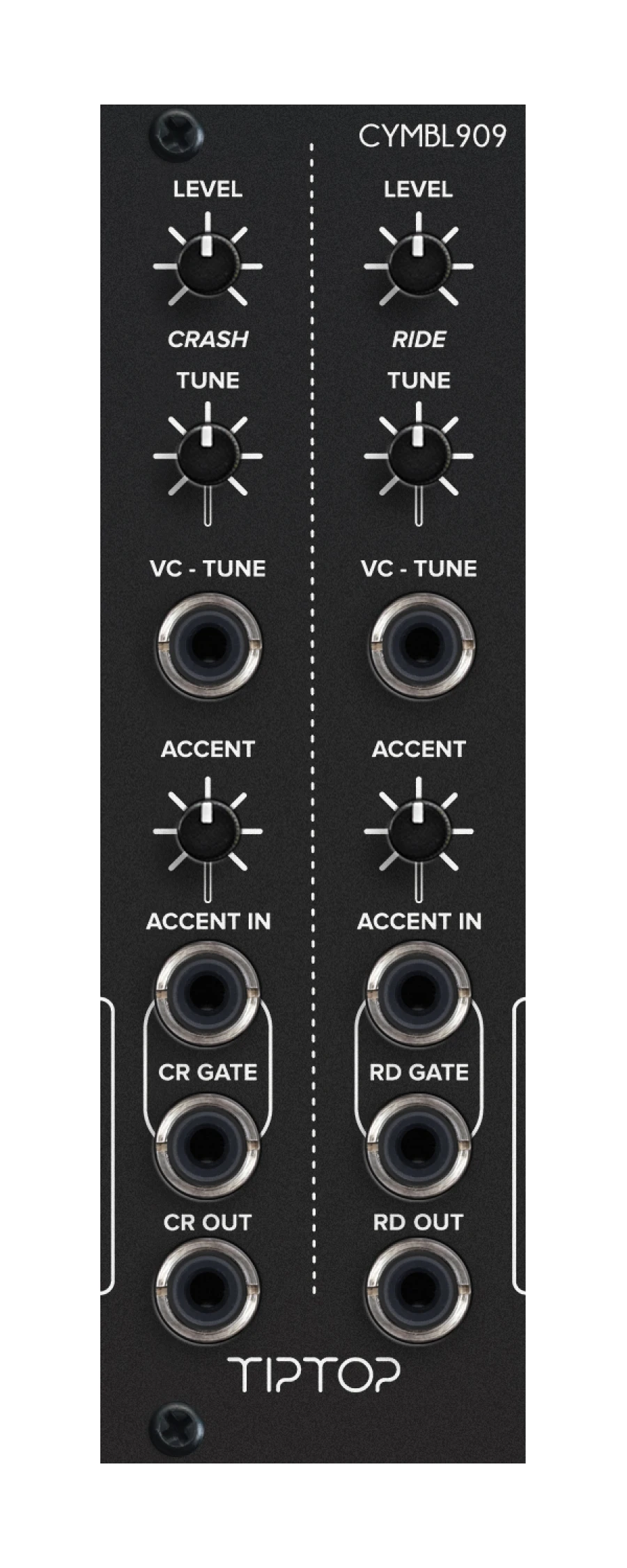 TipTop Audio CYMBL909 (Nero)