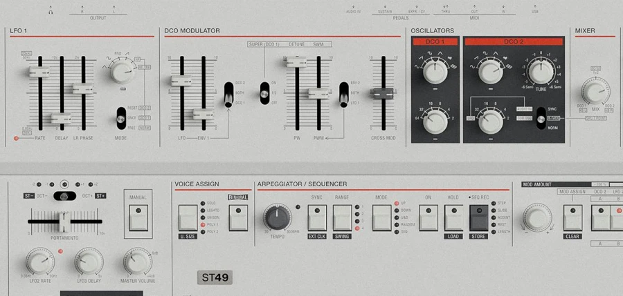 UDO Audio Super 6 Keyboard ST49 (Bianco)