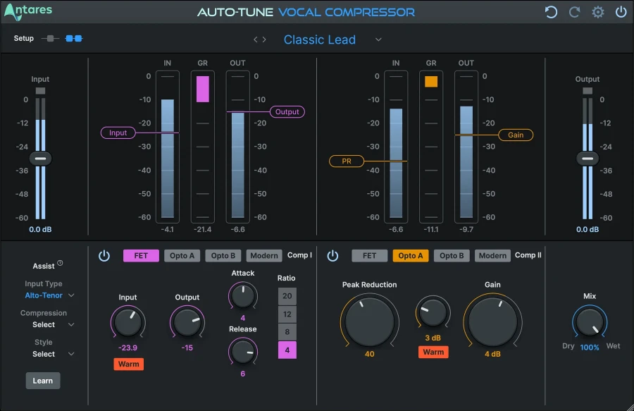 Antares AutoTune Vocal Compressor