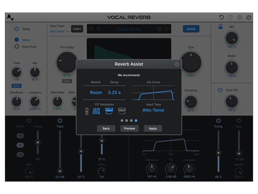 Antares AutoTune Vocal Reverb