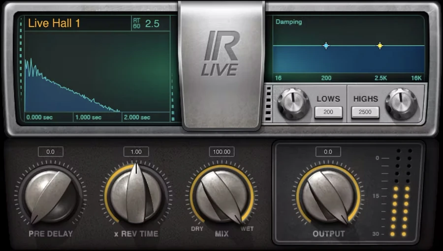 Waves IR-Live Convolution Reverb
