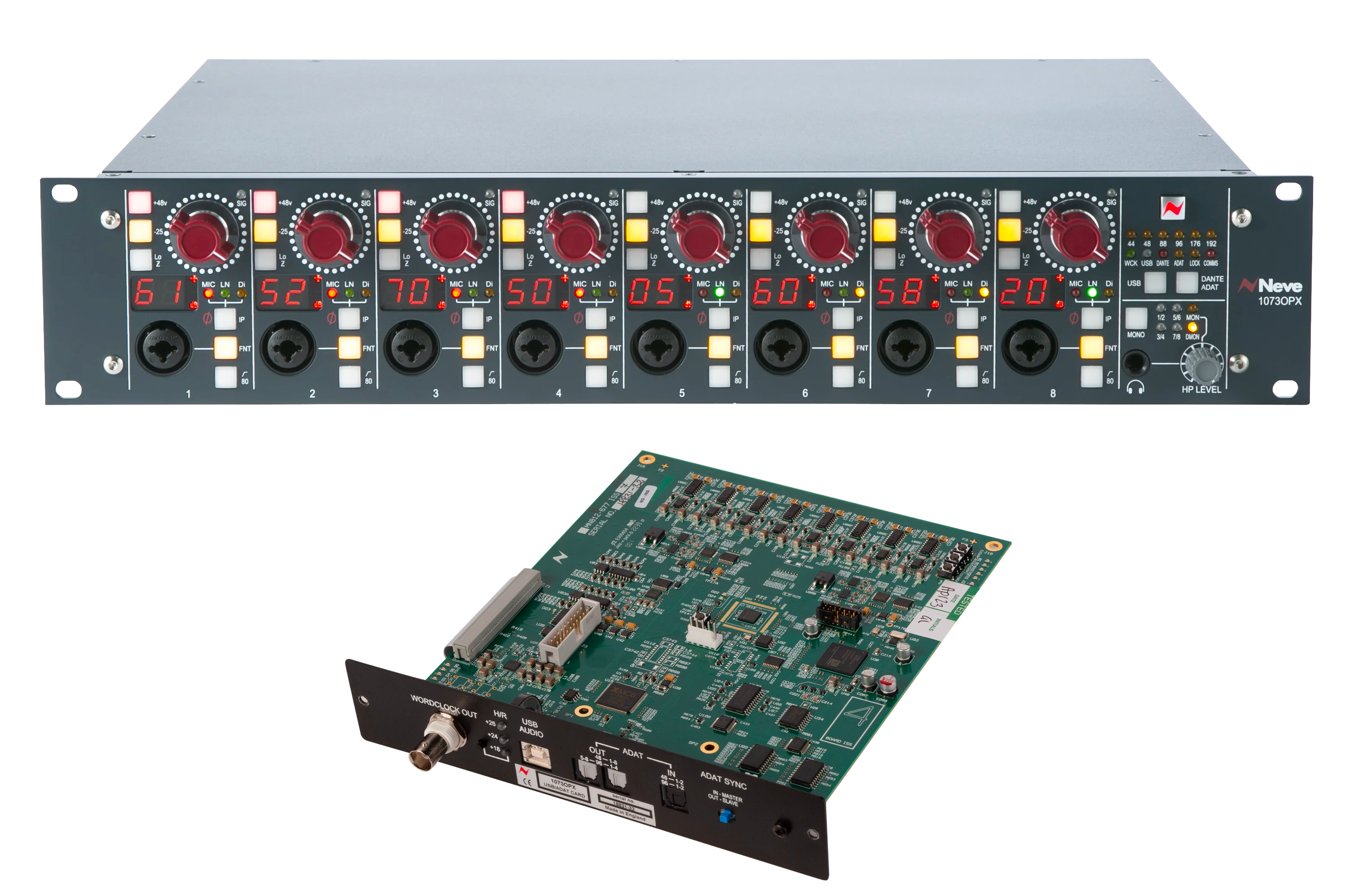 Neve 1073 OPX + ADAT/USB Digital option card Bundle - Milk Audio Store