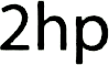 2hp