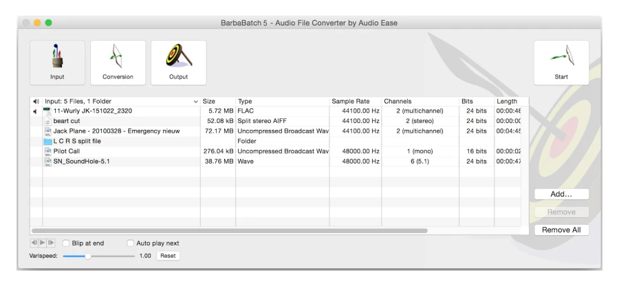 Audio Ease Barbabatch 5