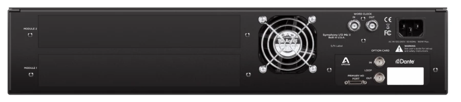 APOGEE Symphony I/O MKII Chassis PTHD Plus