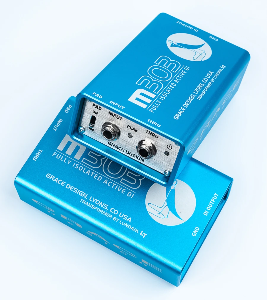 Grace Design m303 - ACTIVE DI Box equipped with LUNDAHL output transformer