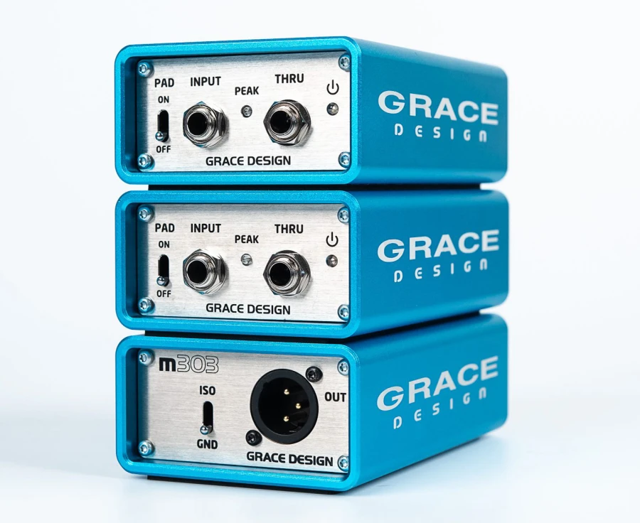 Grace Design m303 - ACTIVE DI Box equipped with LUNDAHL output transformer