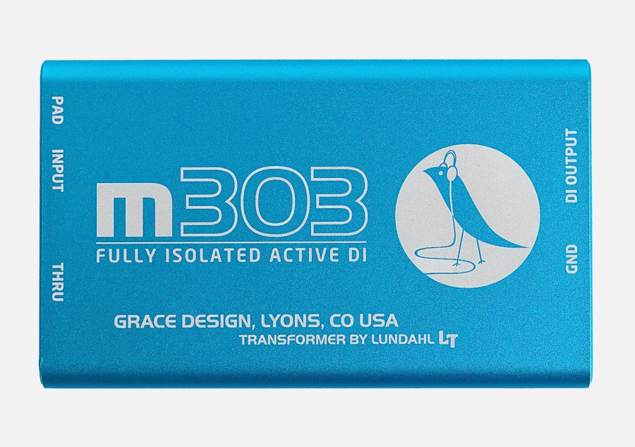 Grace Design m303 - ACTIVE DI Box equipped with LUNDAHL output transformer