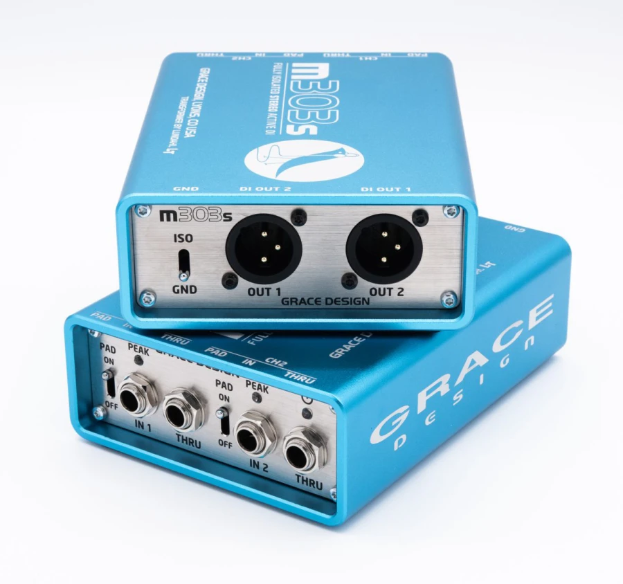 Grace Design m303 - Stereo ACTIVE DI Box equipped with LUNDAHL transformer output
