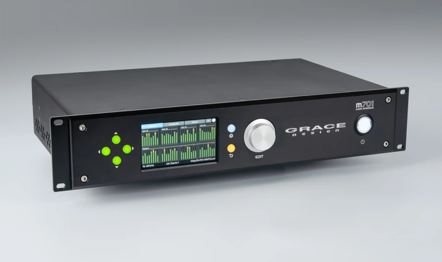 Grace Design m701 16x16 Dante - m701 base unit + 16 ch ADC, 16 ch DAC and Dante