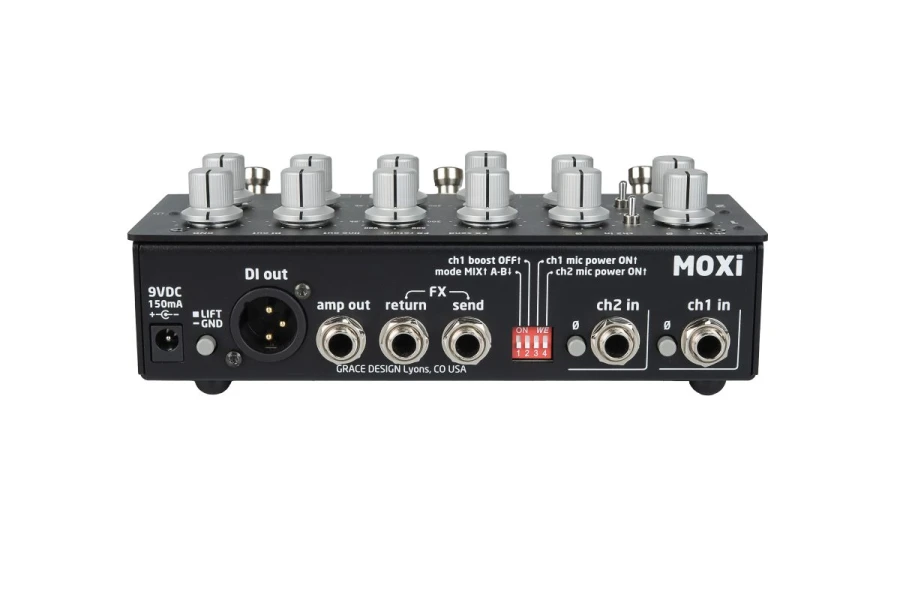 Grace Design MOXI - Preamplificatore a Due Canali per Strumenti Acustici con EQ e DI Professionale