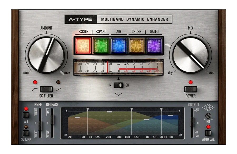 UNIVERSAL AUDIO UAD A-Type Multiband Dynamic Enhancer