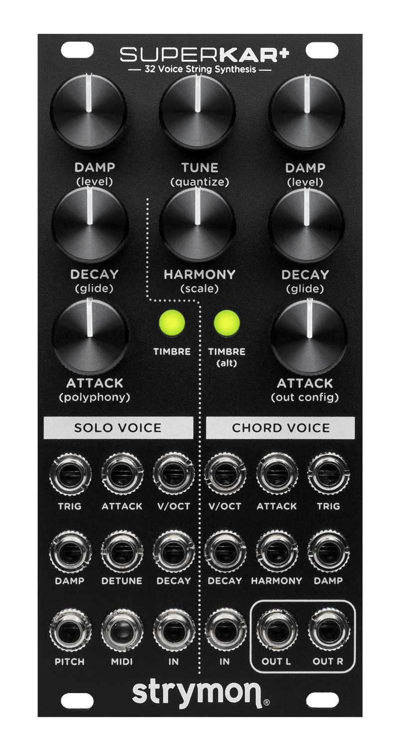 SuperKar+ – Strymon Karplus-Strong Polyphonic - Milk Audio Store