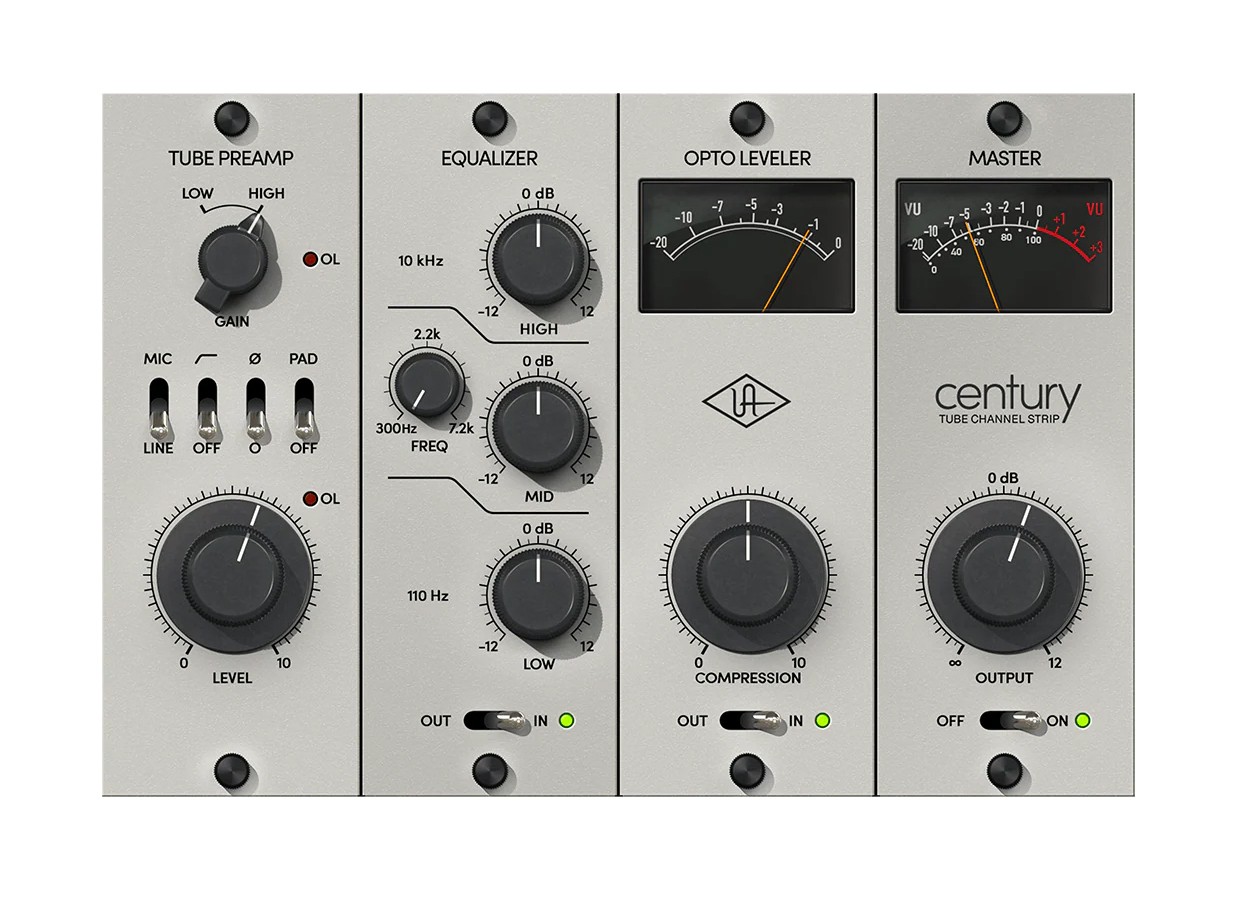Century Tube Channel Strip UAD - Milk Audio Store