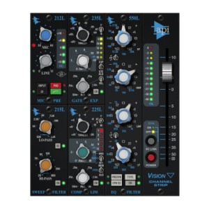 UNIVERSAL AUDIO UAD API Vision Channel Strip Collection