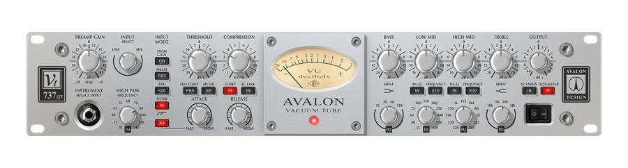 UNIVERSAL AUDIO UAD Avalon VT-737 Tube Channel Strip