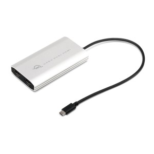 OWC OWC USB-C Dual HDMI 4K Display Adapter with DisplayLink for Apple silicon M1, M2, M3, and M4 Macs (No Power Pass-Through)