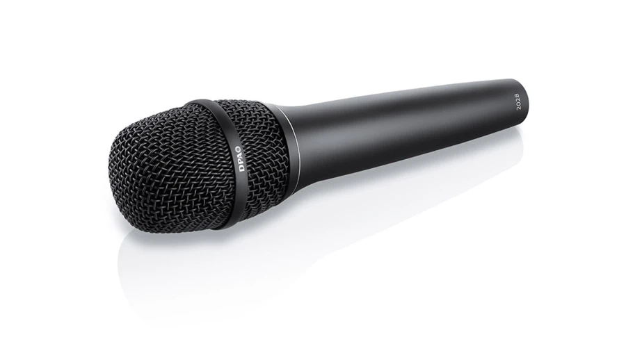 DPA 2028 Supercardioid Vocal Mic, Wired Handle, Black