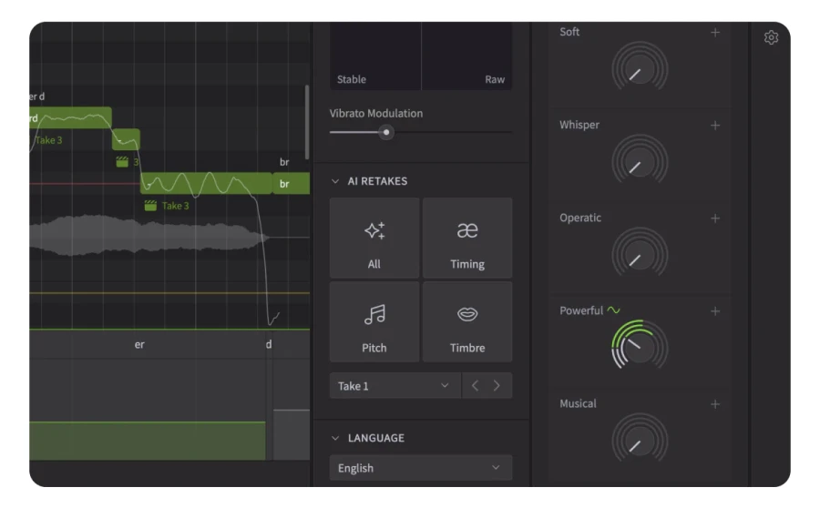 DREAMTONICS Dreamtonics Synthesizer V Pro Eng Bdl 3 Voices