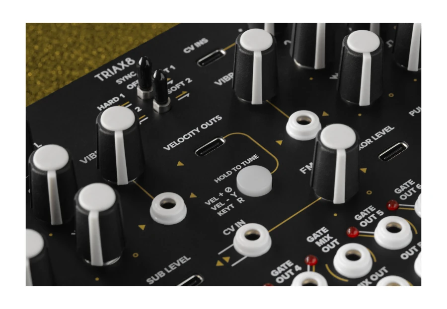 Triax8 - Analog Eight Voice Triangle Core Oscillator