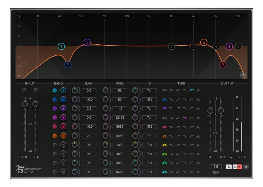 Waves Q10 Equalizer