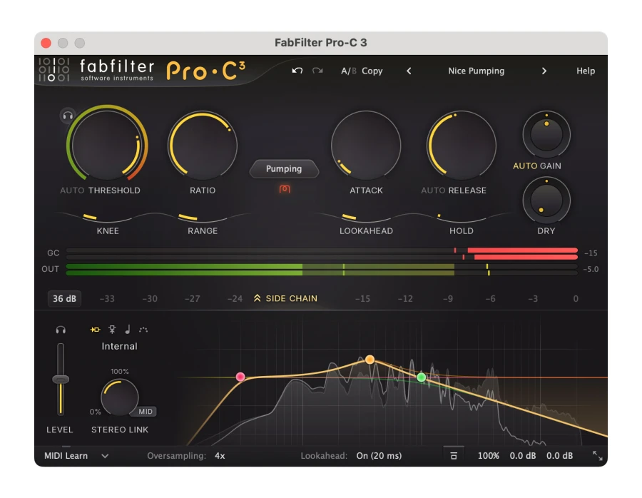 FabFilter Pro-C 3 professional compressor plug-in