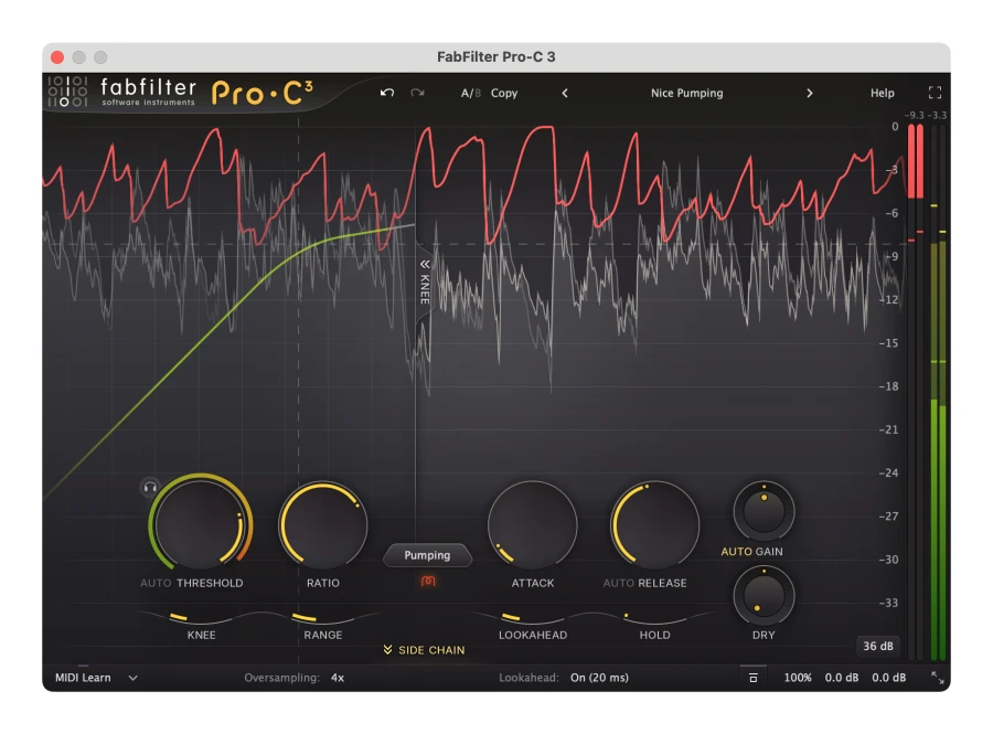 FabFilter Pro-C 3 professional compressor plug-in