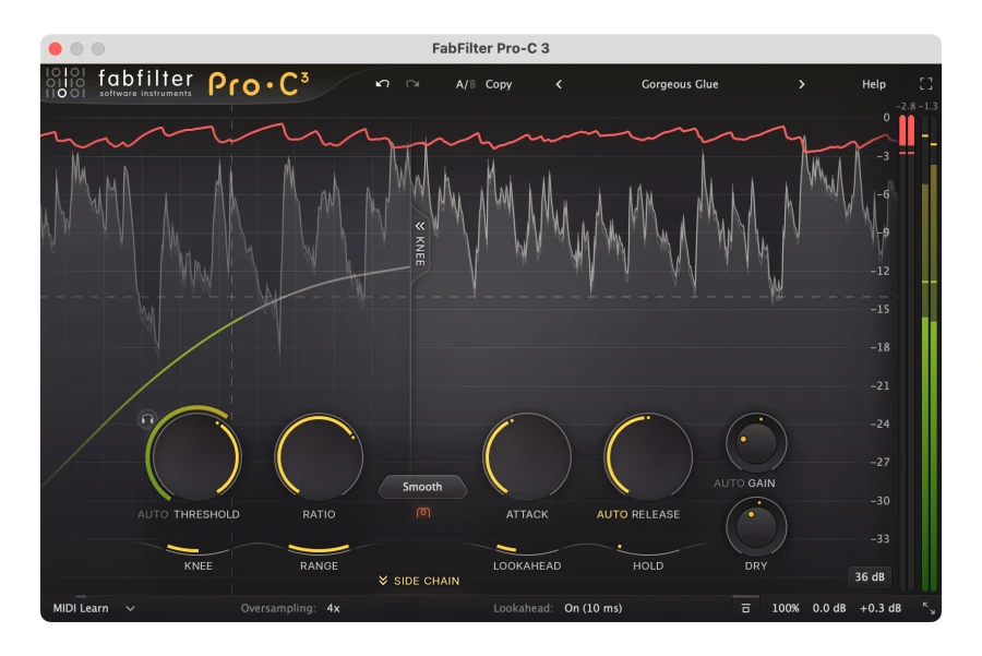 FabFilter Pro-C 3 professional compressor plug-in