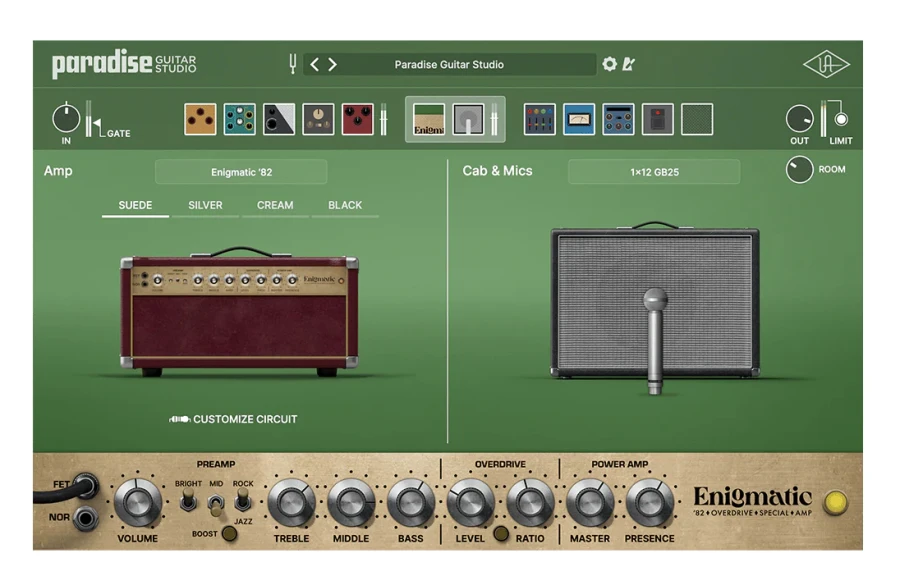 UNIVERSAL AUDIO UAD Paradise Guitar Studio