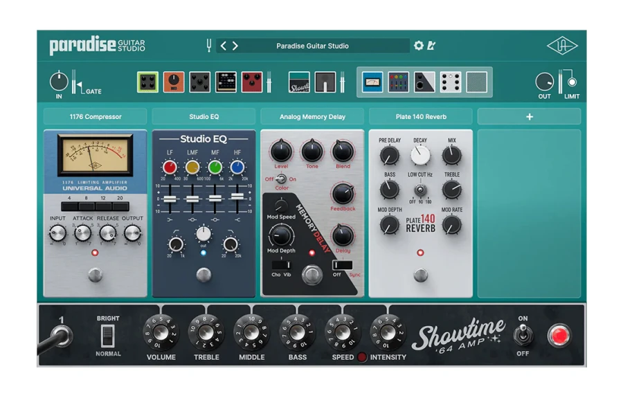 UNIVERSAL AUDIO UAD Paradise Guitar Studio