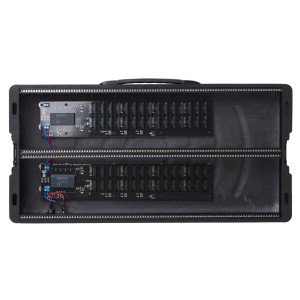 Erica Synths 2x104HP Carbon Fiber Travel Case with Lid (EU plug)
