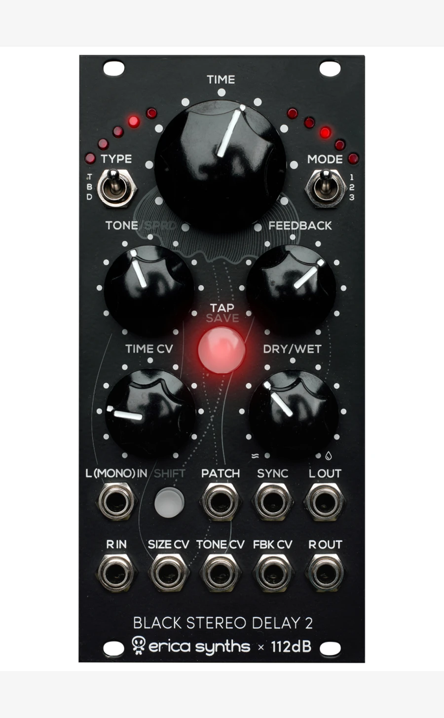 Erica Synths Black Stereo Delay2